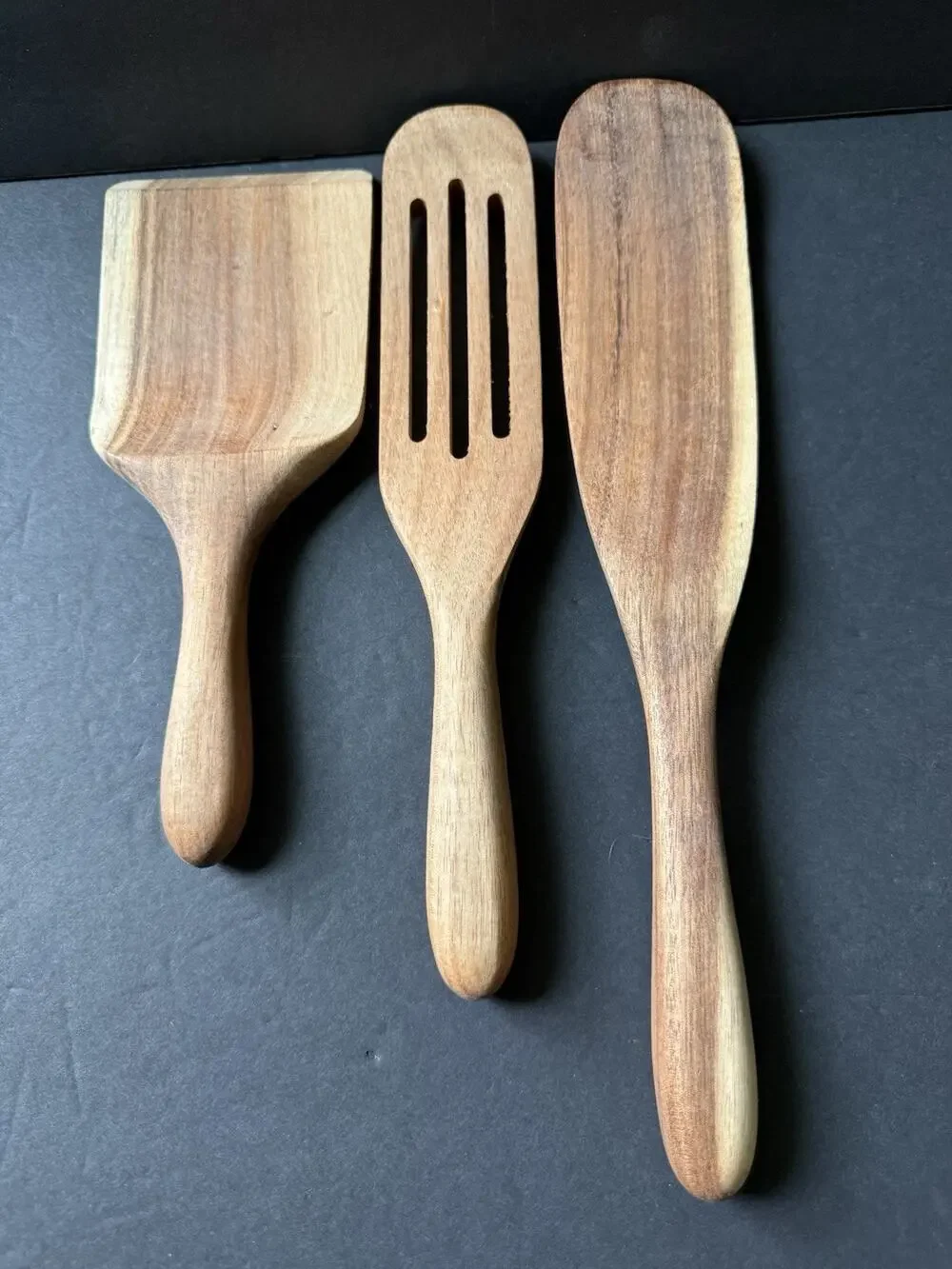 Mad Hungry Three Piece Mango Spurtle Set Servingware Cottagecore